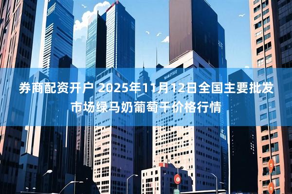 券商配资开户 2025年11月12日全国主要批发市场绿马奶葡萄干价格行情